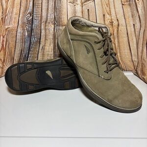 RED WING Mens Soft Leather Lace Up Plain Toe Ankle Boot Shoe Tan 11 D Style 4970